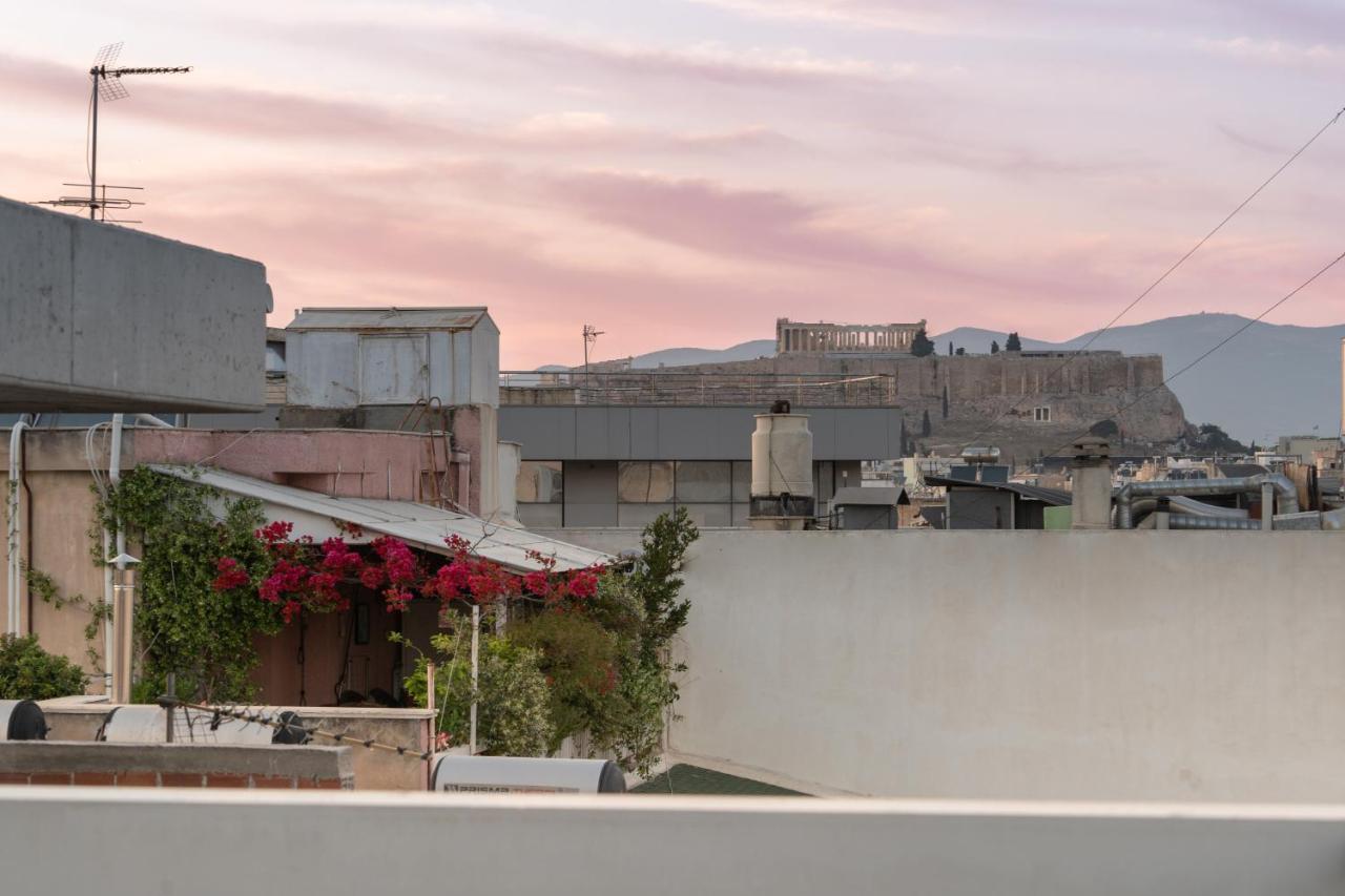 Sunny Penthouse W/ Acropolis View Next To Metro Leilighet Athen Eksteriør bilde